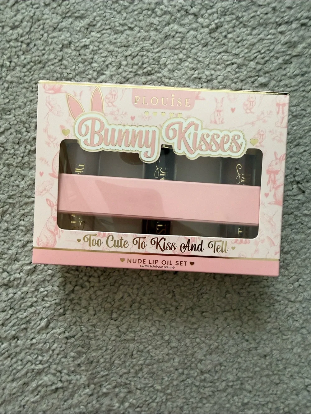 P.Louise Bunny Kisses Nude Lip Oil Kit